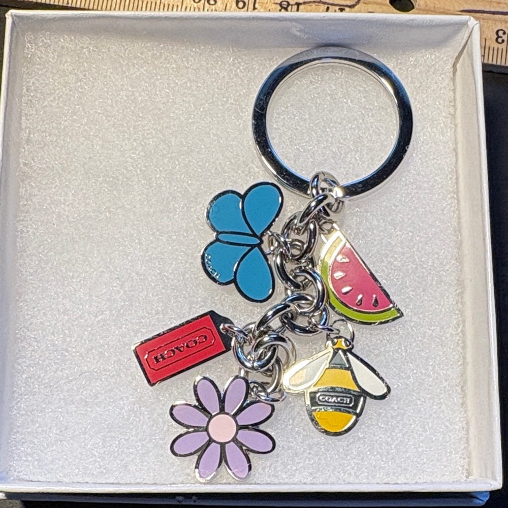 Coach Colorful Charm Keychain - Picture 2 of 6